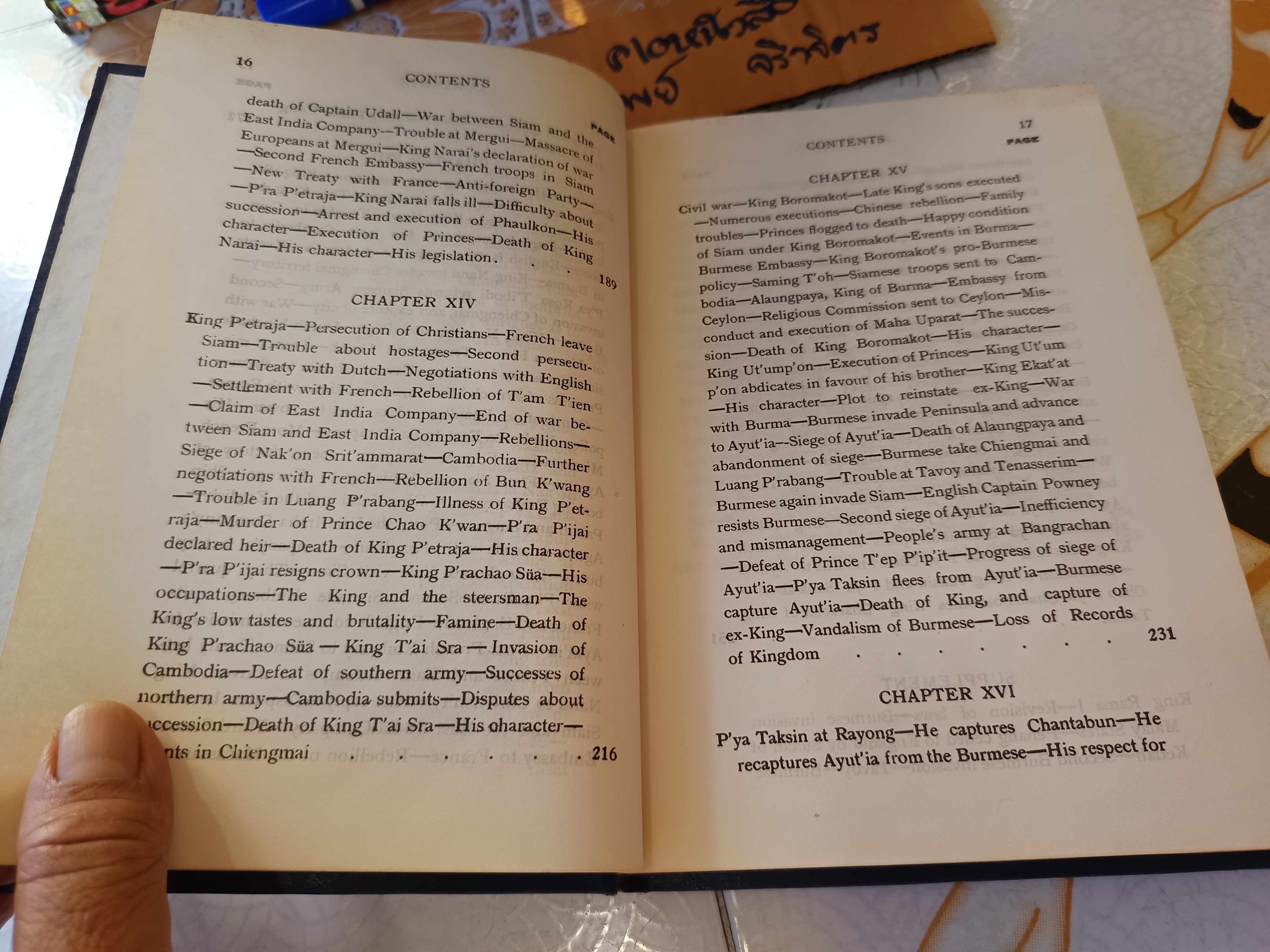 A History of Siam - W.A.R. Wood - Chalermnit Press , Bangkok , reprint 1982