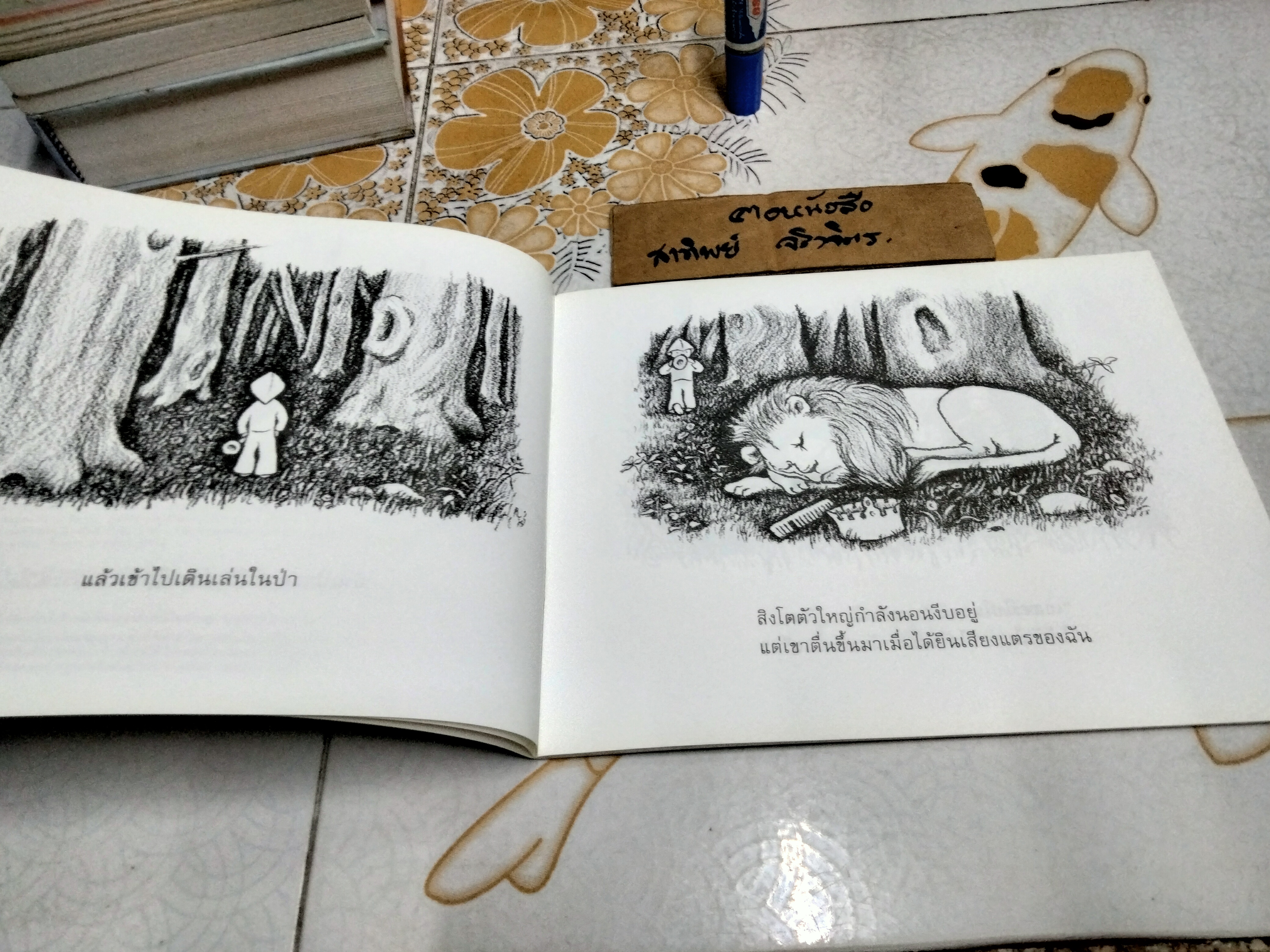 เดินเล่นในป่า In the Forest Marie Hall Ets (มารี ฮอลล์ เอทส์) เขียน อริยา ไพฑูรย์ แปล (พิมพ์ครั้งแรก 2551)