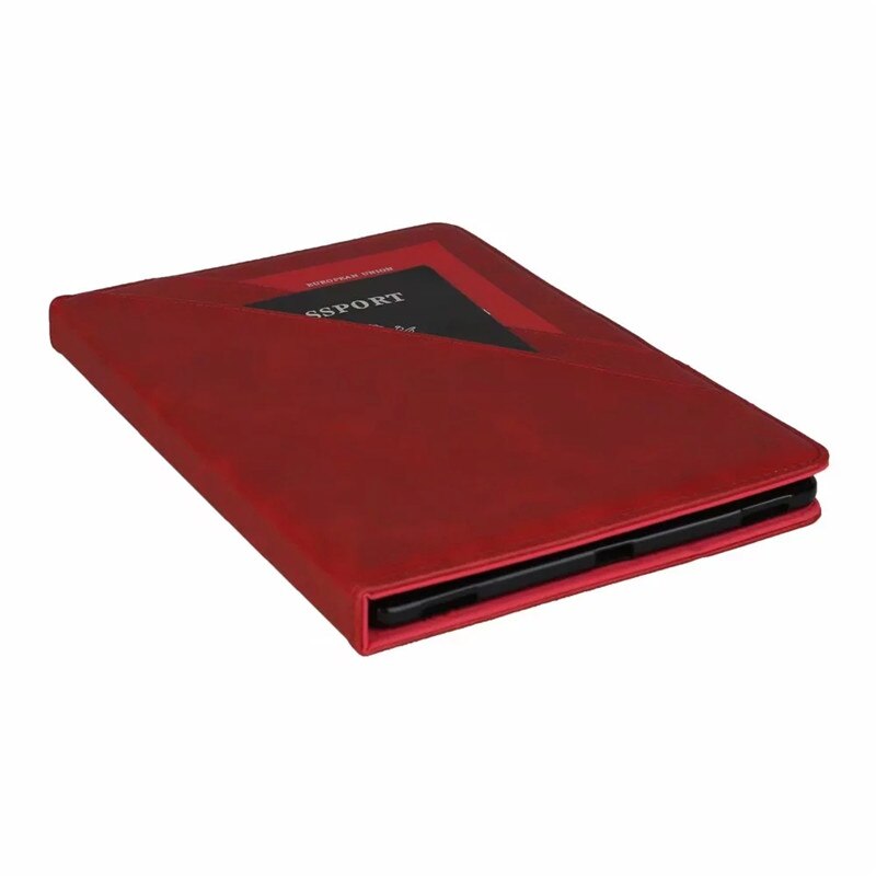 เคส Huawei MediaPad M6 10.8 inch #เคสฝาพับหนัง PU ช่องเสียบการ์ดภายนอกและภายใน Flip Card Slots Stand Leather