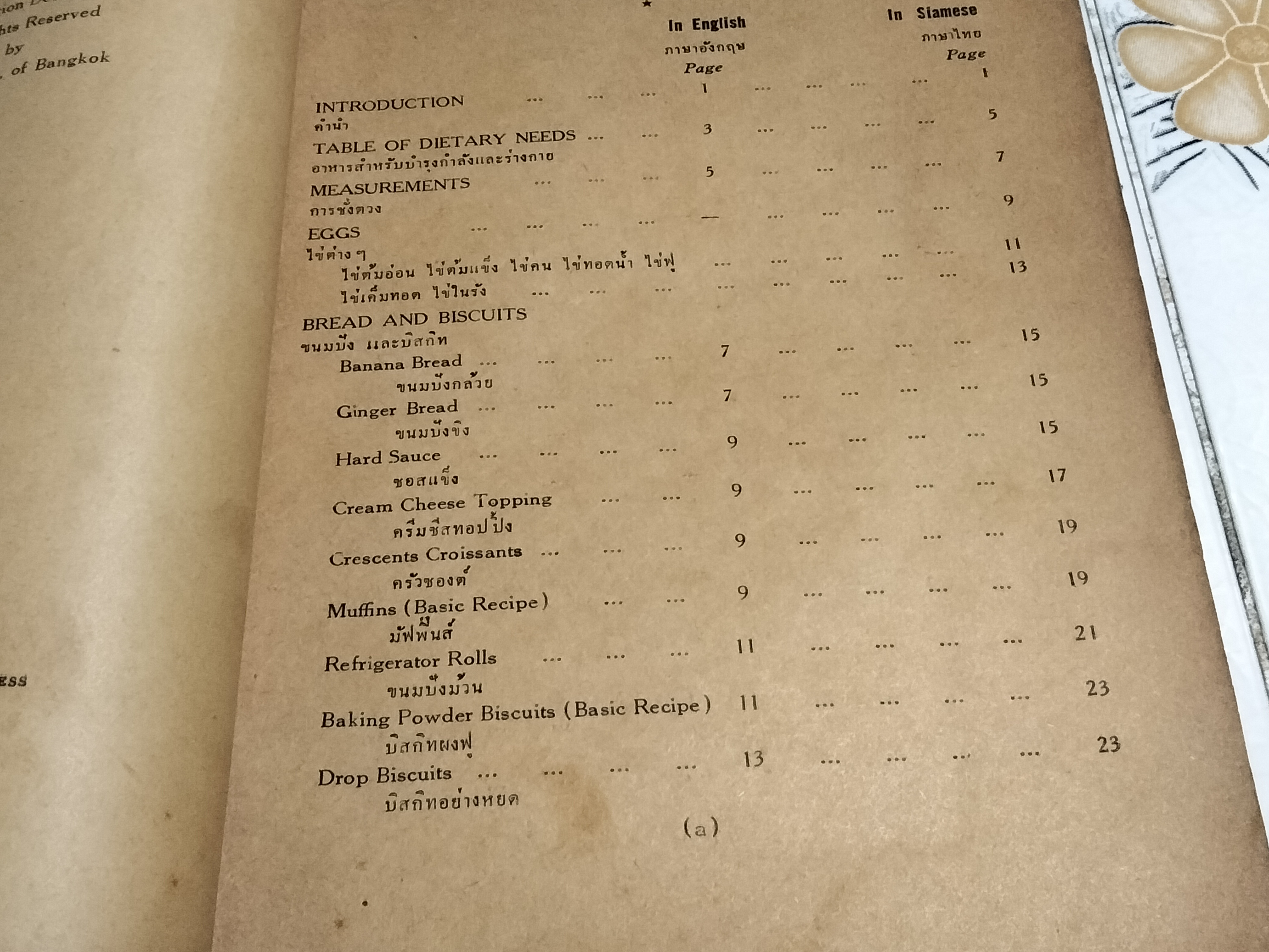 ตำรากับข้าว ไว ดับบลิว ซี เอ (พ.ศ.2496) Y.W.C.A. COOK BOOK , DECEMBER 1953 **สินค้าหมด**