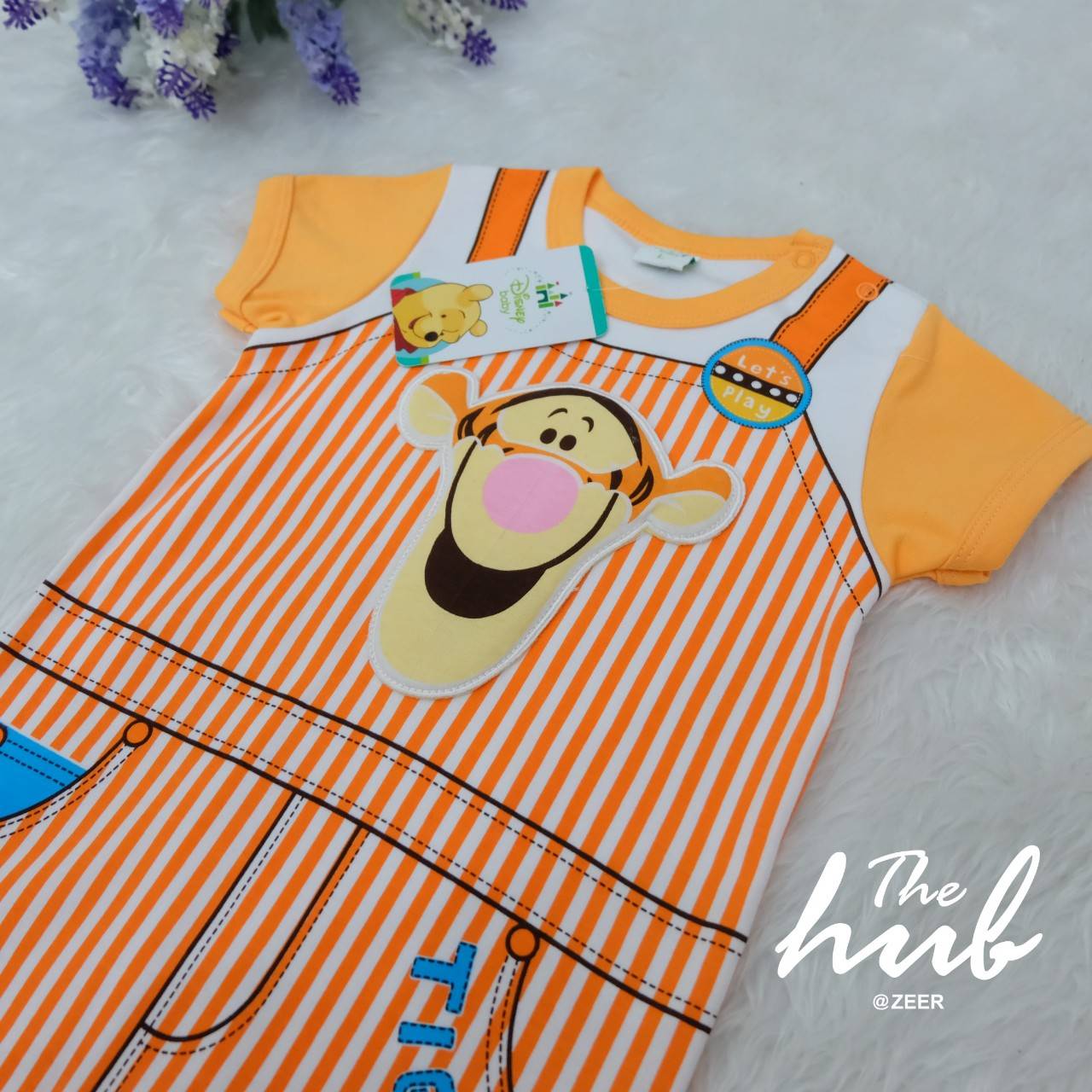 ชุดบอดี้สูทเด็ก ทิกเกอร์ สีส้มลายทาง