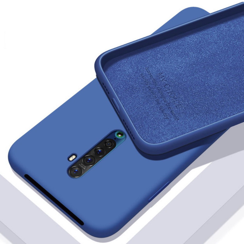 Case Oppo reno 2 #เคสฝาหลังซิลิโคนนิ่ม Liquid Silicone Back Case