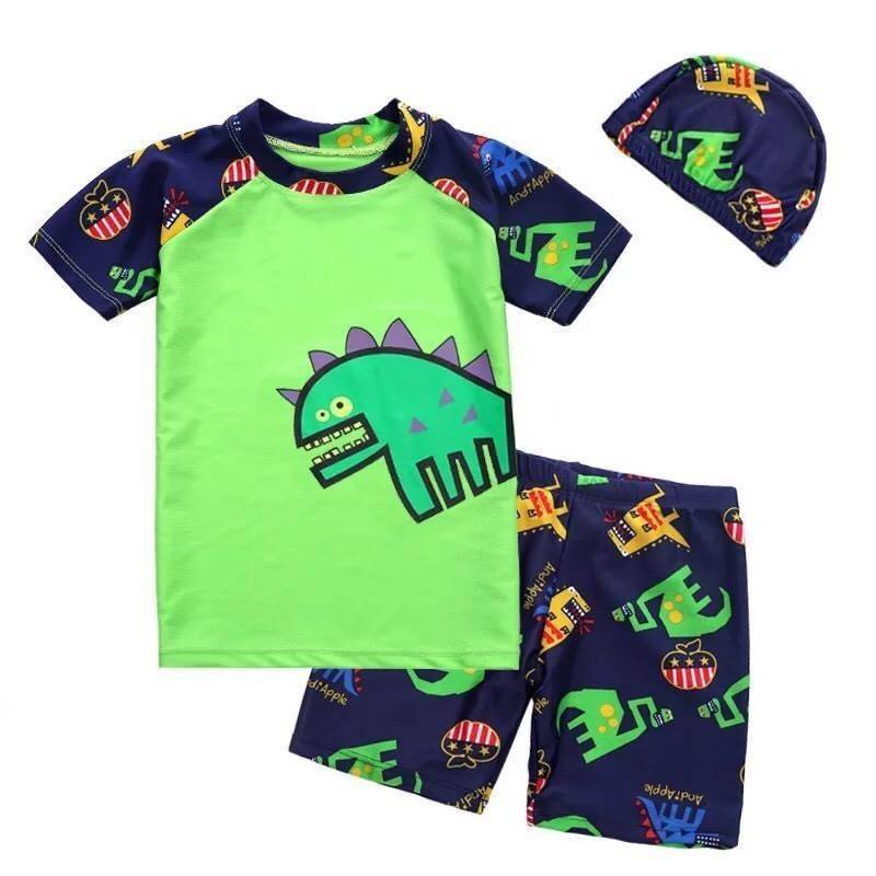 ชุดว่ายน้ำเด็ก ไดโนเสาร์