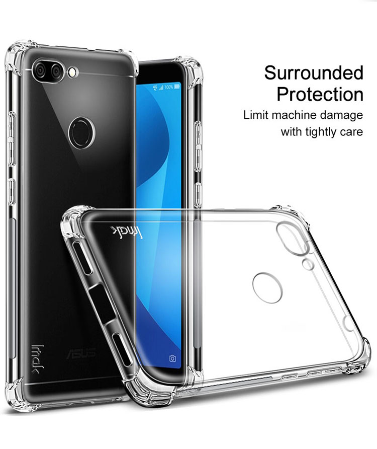 เคส Asus ZenFone Max Plus (M1) ZB570TL / IMAK Skin Feel #เคสฝาหลัง TPU Cover + ฟิล์มป้องกันหน้าจอ