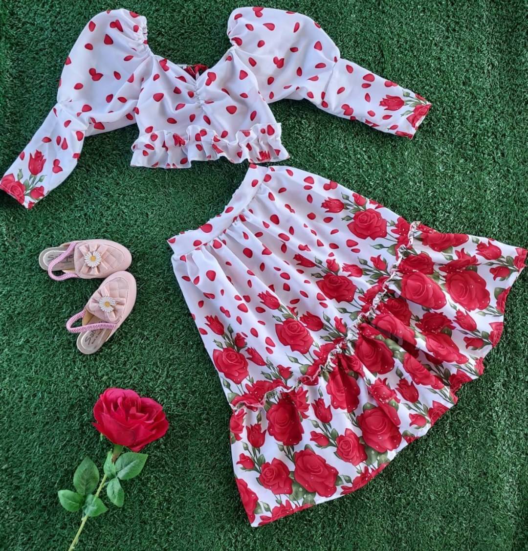 ชุดกระโปรงเด็กหญิง โทนหวาน