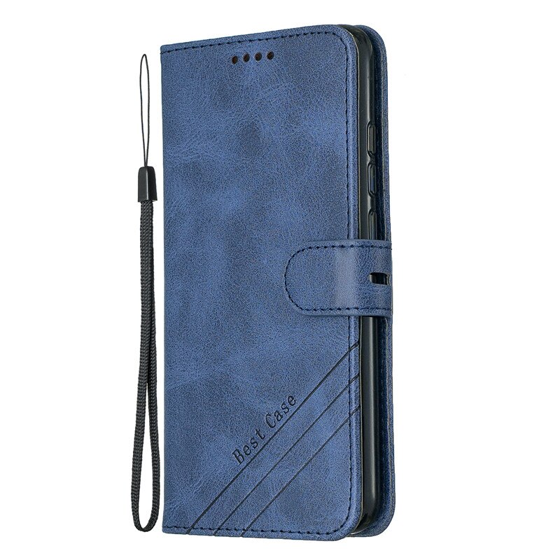 Case Huawei Nova 5T #เคสฝาพับสไตล์กระเป๋าสตางค์หนัง PU มีสายคล้องมือ