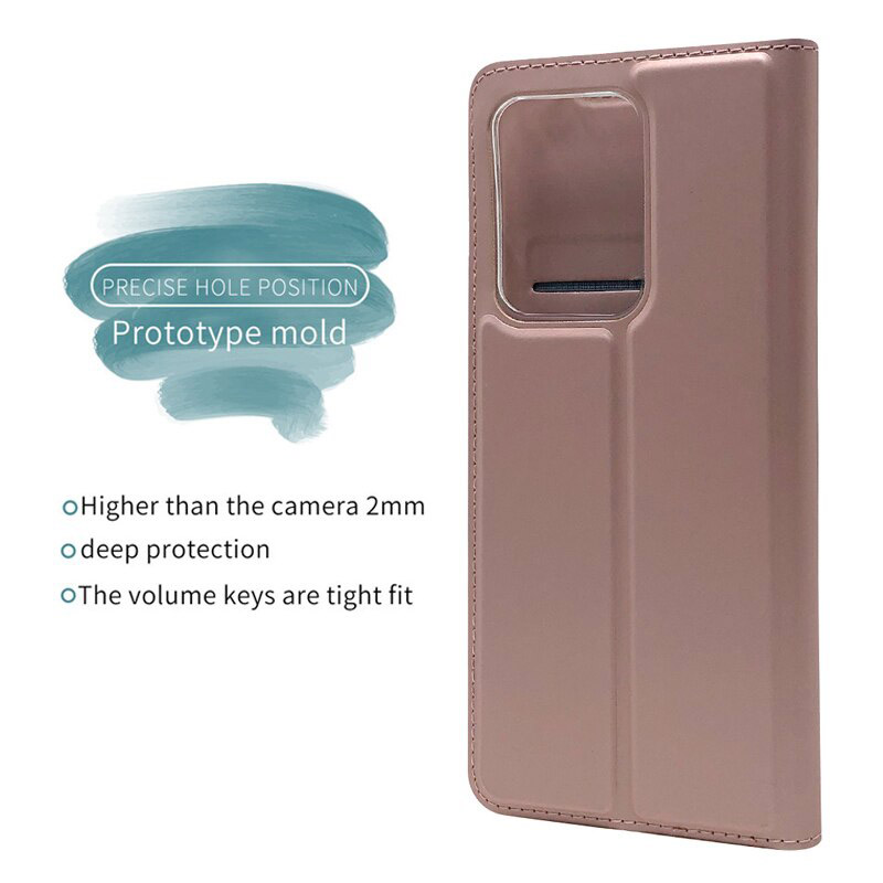 Case Samsung Galaxy S20 Ultra / S20 Ultra 5G #เคสแบบฝาพับหนัง PU Magnetic Adsorption Stand Leather Card Holder