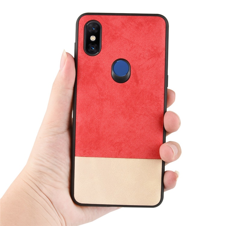 เคส Xiaomi Mi Mix 3 #เคสฝาหลัง Bi-color Splicing PU Leather Coated PC + เคสไฮบริด TPU