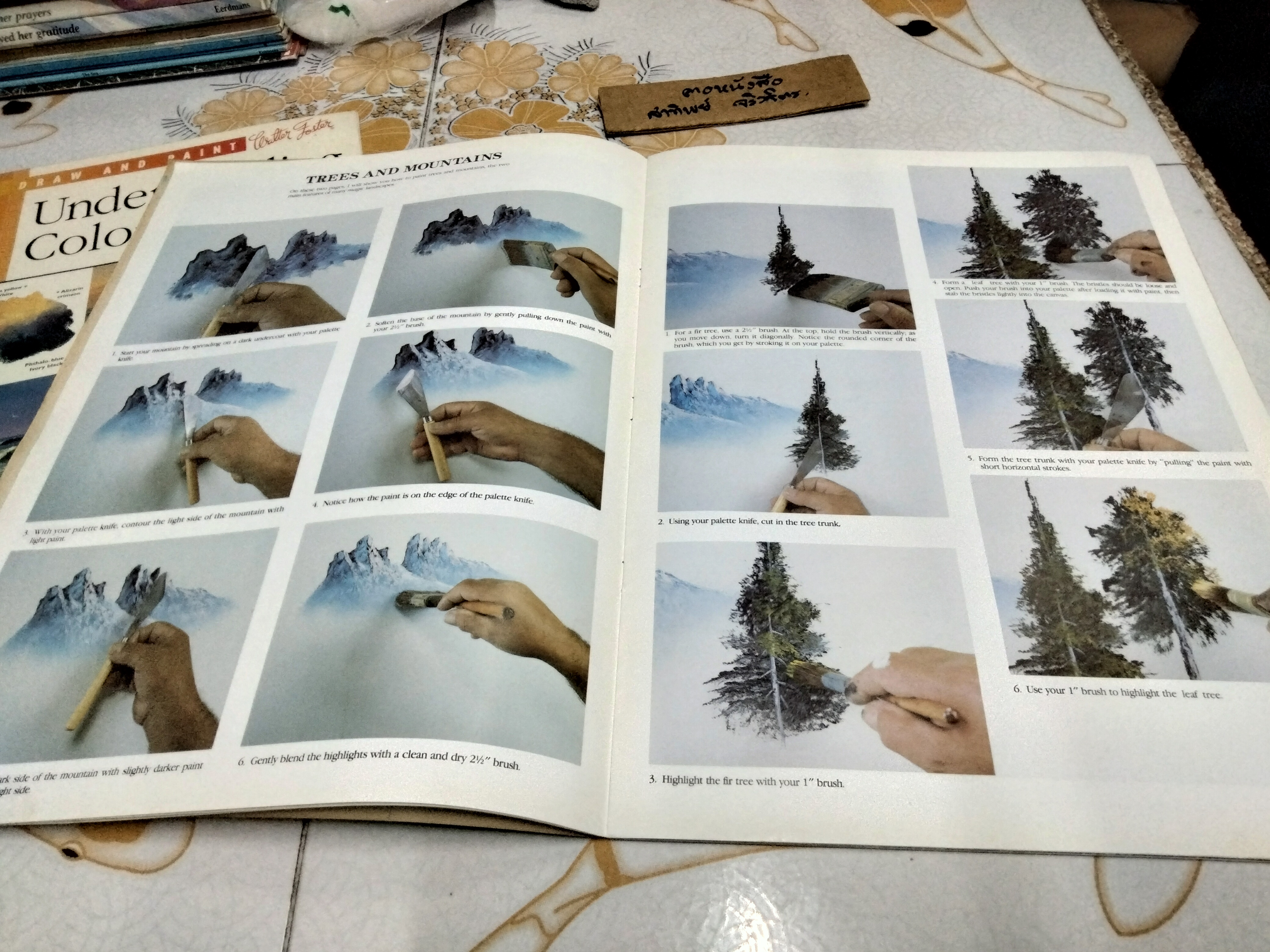 หนังสือชุด Walter Foster 's Classic How to Draw and Paint series - Oils (ขายรวม 5 เล่ม)