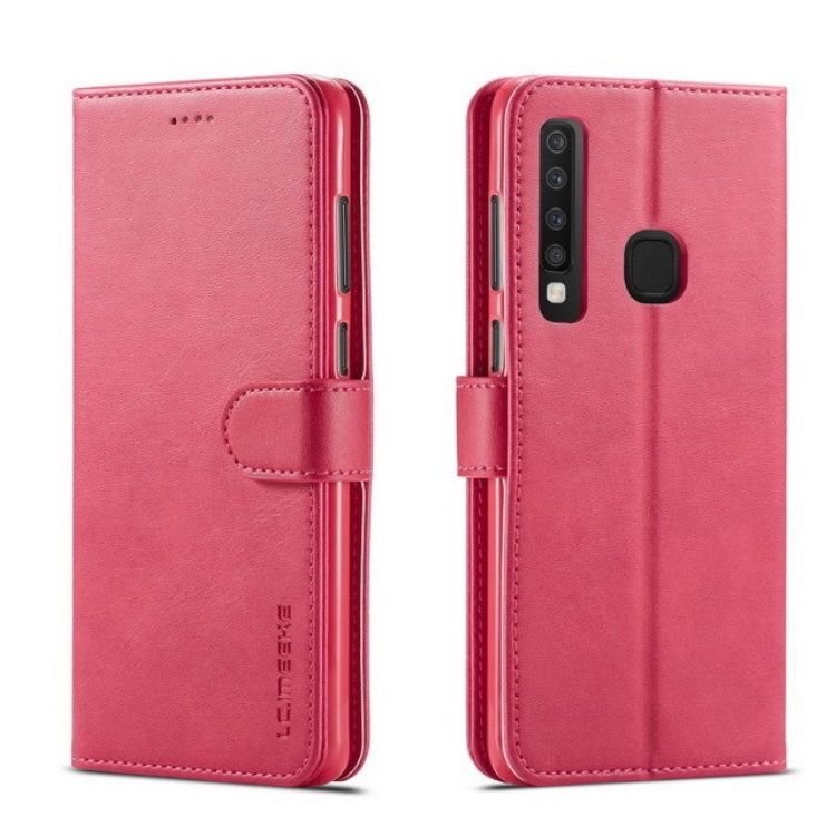 Case Samsung Galaxy A9 (2018) LC.IMEEKE #เคสฝาพับหนัง PU คุณภาพดีสไตล์กระเป๋าสตางค์พร้อมช่องใส่การ์ด