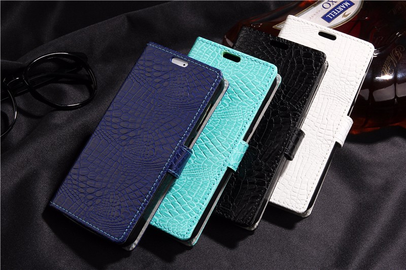 CaseHuawei P9 เคสลายหนังจระเข้สไตล์กระเป๋าสตางค์