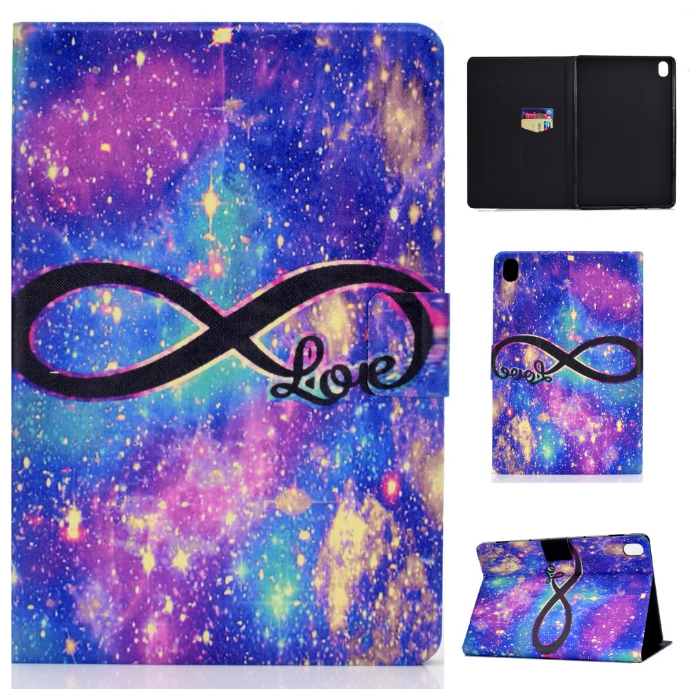 Case Huawei MediaPad M6 8.4 นิ้ว #เคสฝาพับพิมพ์ลายน่ารักๆหนัง PU พร้อมที่เก็บการ์ด Pattern Printing PU Leather Tablet Stand Case with Card Storage