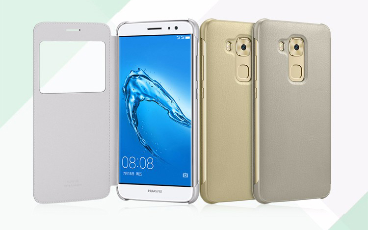 เคสหนังมีช่องวิว HUAWEI OEM สำหรับ Huawei G9 Plus / Nova Plus / Maimang 5