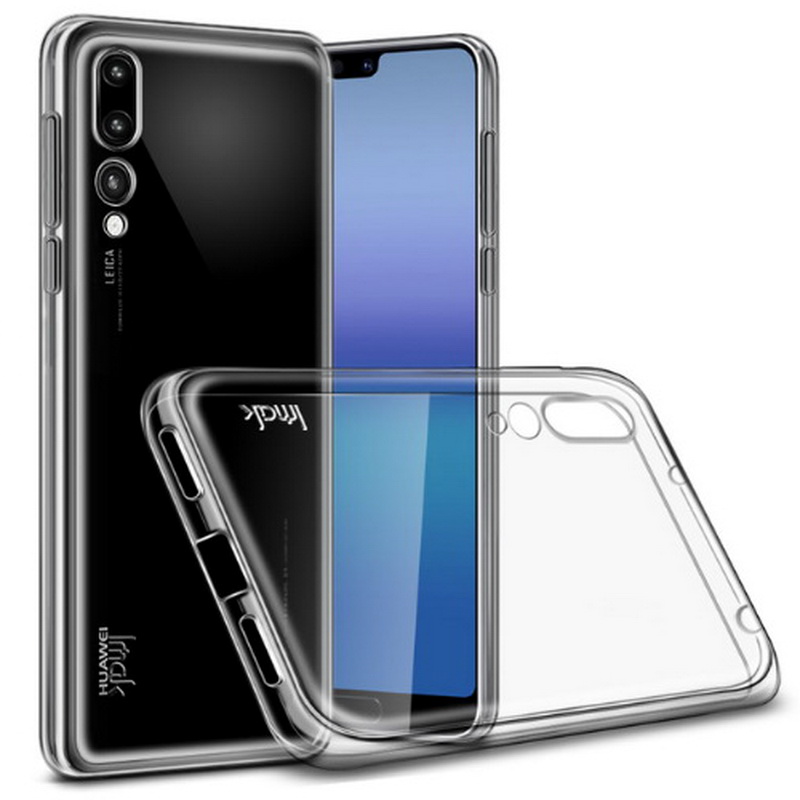 เคส Huawei P20 Pro #เคสฝาหลังนิ่มใส IMAK Anti-drop TPU Back Case + ฟิล์มกันรอย