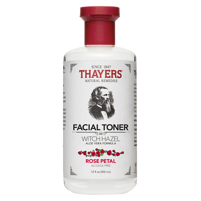 Thayers Witch Hazel Aloe Vera Formula Alcohol-Free Toner Rose Petal 355ml