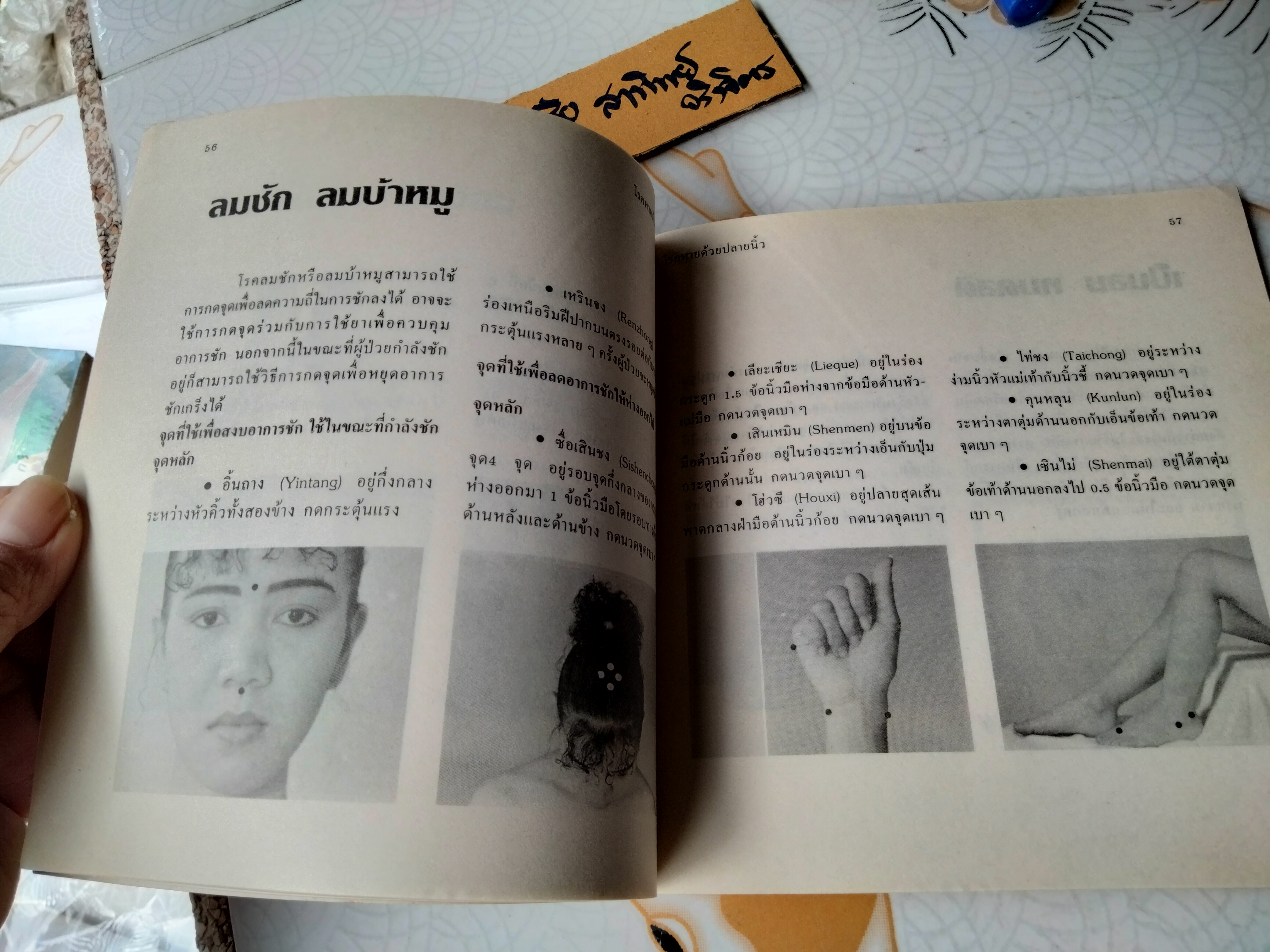 โรคหายด้วยปลายนิ้ว พญ.ณัฏฐา ชุณหสวัสดิกุล , นพ.บรรจบ ชุณหสวัสดิกุล พิมพ์ครั้งที่ 5/2531