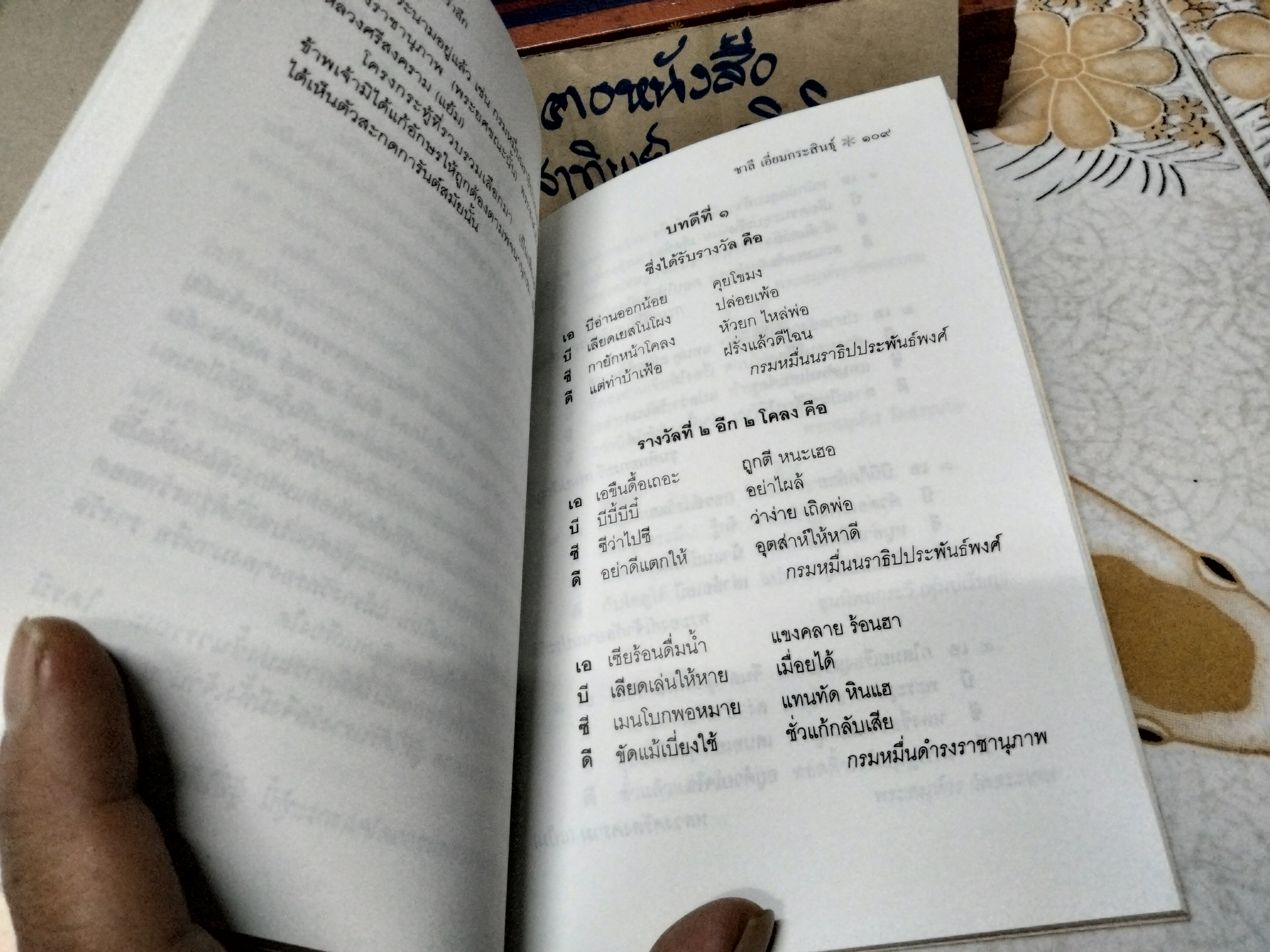 สยามรำลึก โดย ชาลี เอี่ยมกระสินธุ์ พิมพ์ปี พ.ศ.2540