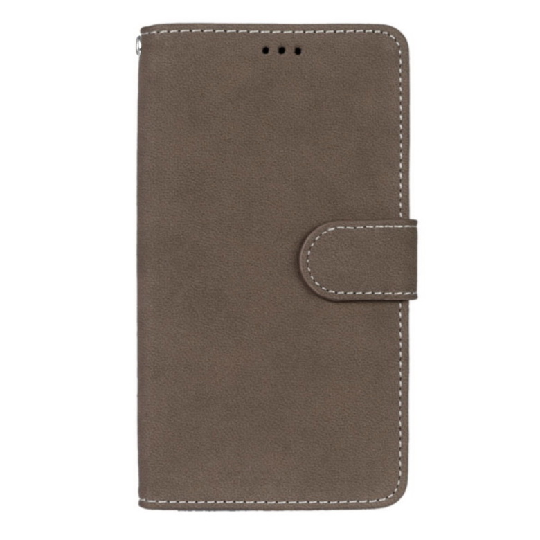 Case Samsung Galaxy A71 5G SM-A716F #เคสฝาพับหนัง PU ปกหนังสไตล์วินเทจผิวด้านแถบปิดแม่เหล็ก Vintage Matte Flip PU Leather Cover Magnetic Buckle Wallet Case Card Holder