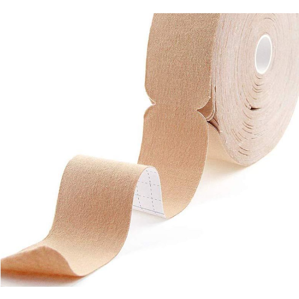 เทปบำบัด เทปติดกล้ามเนื้อ ขนาด 5cm ยาว 5m Muscle sports tape (P04)