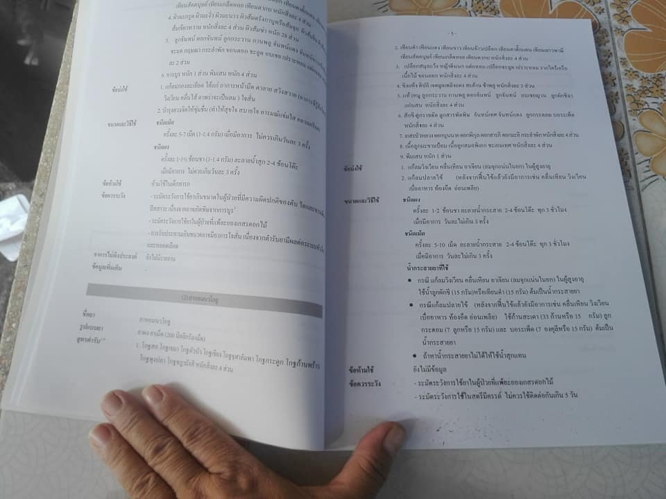 บัญชียาจากสมุนไพร พ.ศ.2549 โดย คณะกรรมการแห่งชาติด้านยา