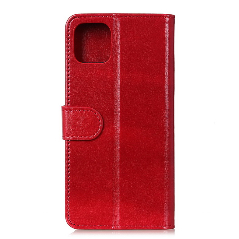 เคส Xiaomi Mi 11 #เคสฝาพับหนัง PU แบบกระเป๋าสตางค์ ผิวหนังม้า Crazy Horse PU Leather Wallet