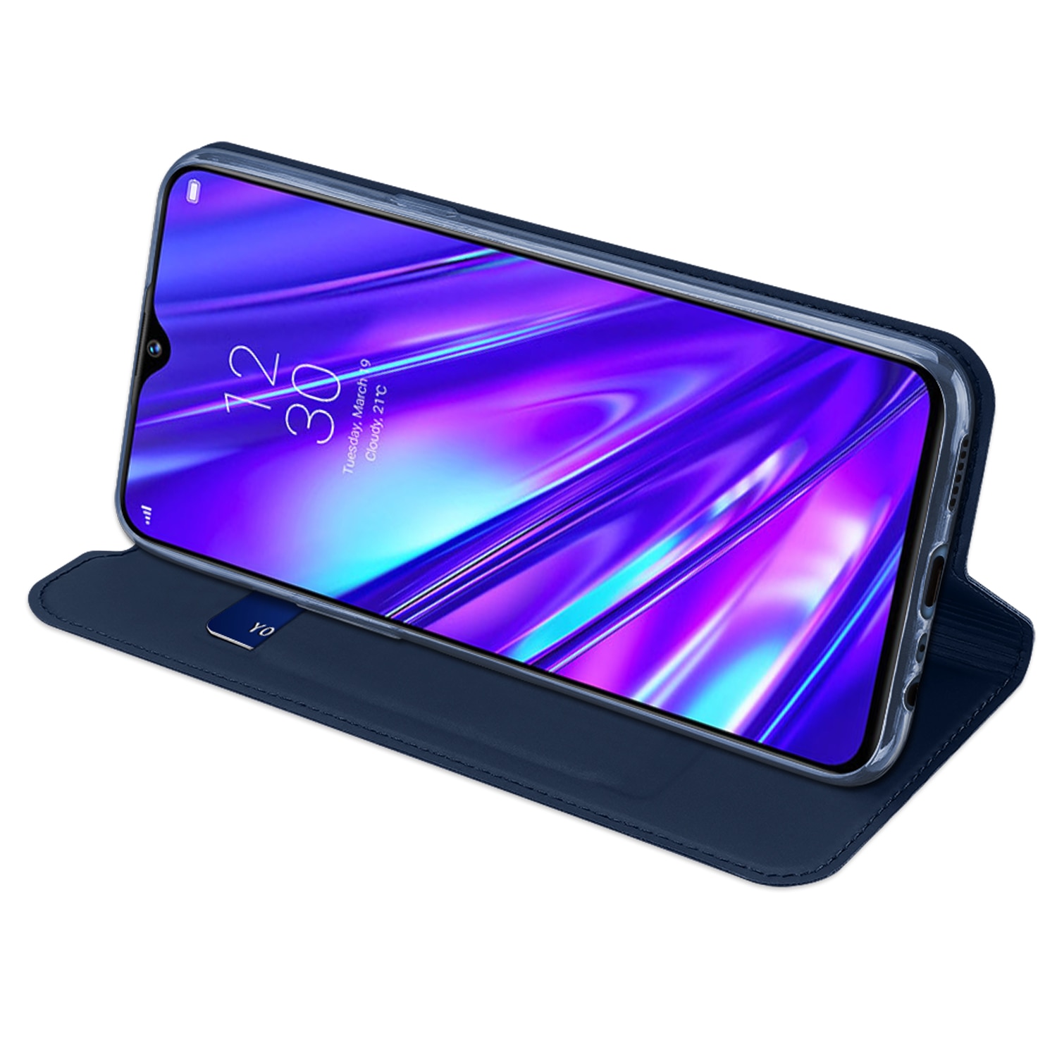 Case Realme 5/5s #เคสฝาพับหนัง PU DUX DUCIS Skin Pro Series Auto-absorbed PU Leather คุณภาพดี