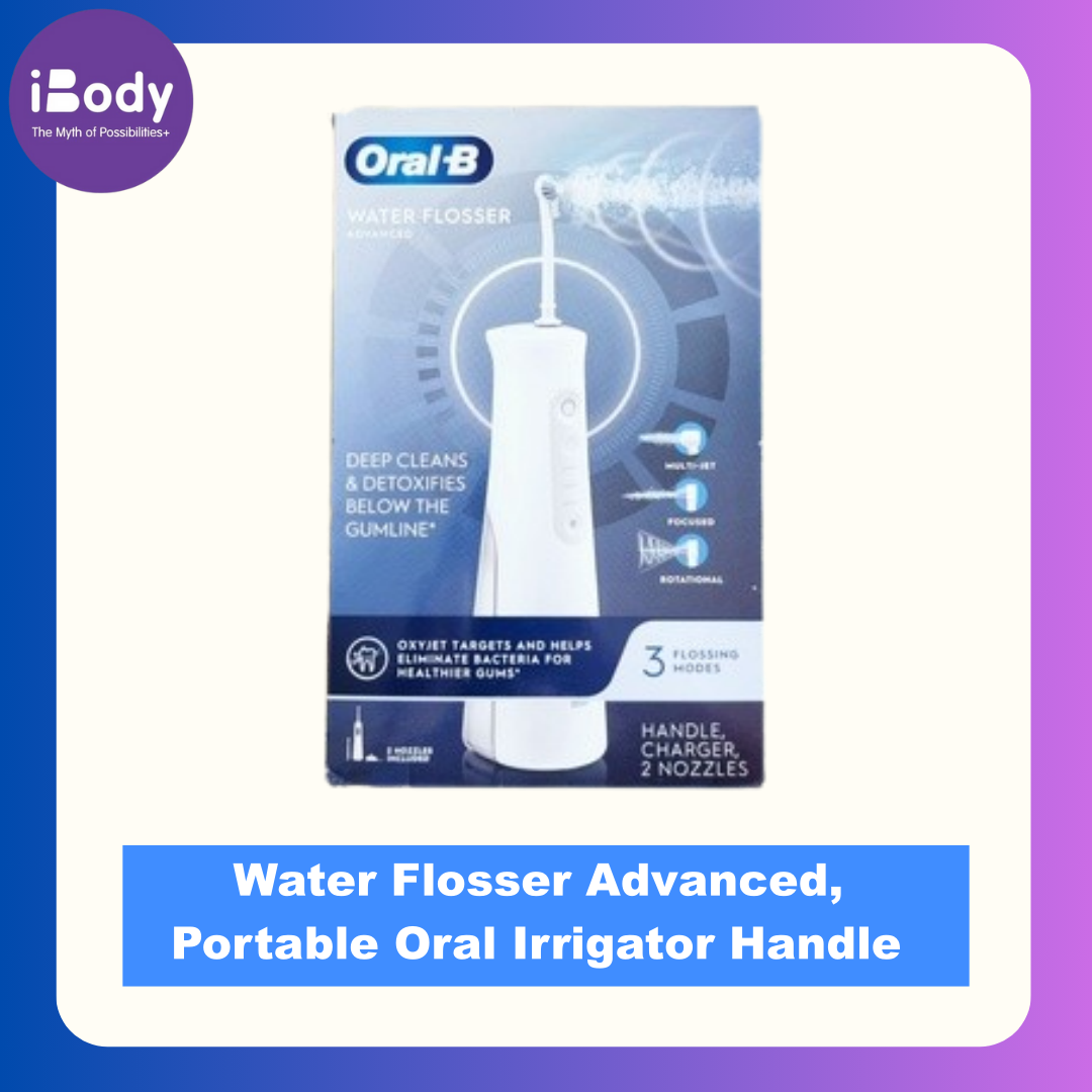 (Oral-B®) Water Flosser Advanced, Portable Oral Irrigator Handle ออรัล-บี เครื่องฉีดพ่นน้ำ ทำความสะอาดฟัน ไร้สาย