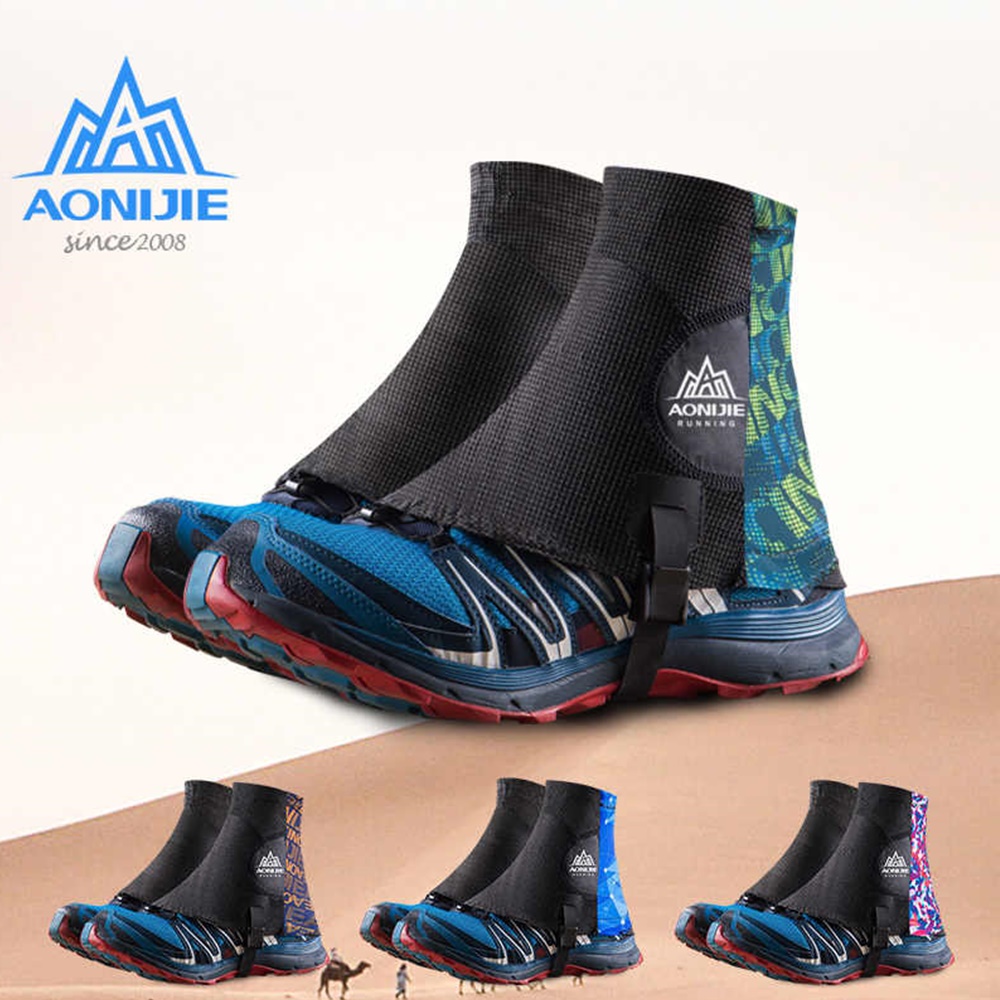 ปลอกขาป้องกันเศษหิน เศษทราย เข้ารองเท้า เหมาะกับวิ่งเทรล Aonijie Trail Running Gaiters E941 (D07)
