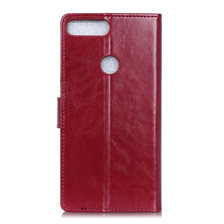 Case Xiaomi Mi 8 Lite #เคสฝาพับหนัง PU ผิวหนังม้าแบบกระเป๋าสตางค์ Crazy Horse Wallet Leather