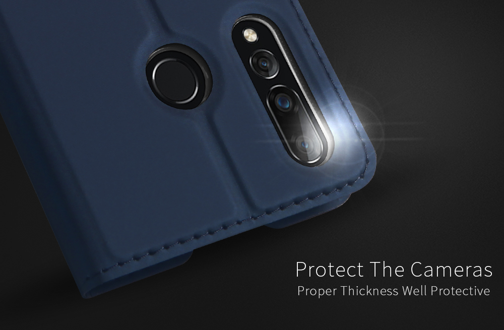 Case Huawei nova 4 #เคสฝาพับหนัง PU DUX DUCIS Skin Pro Series Auto-absorbed PU Leather คุณภาพดี