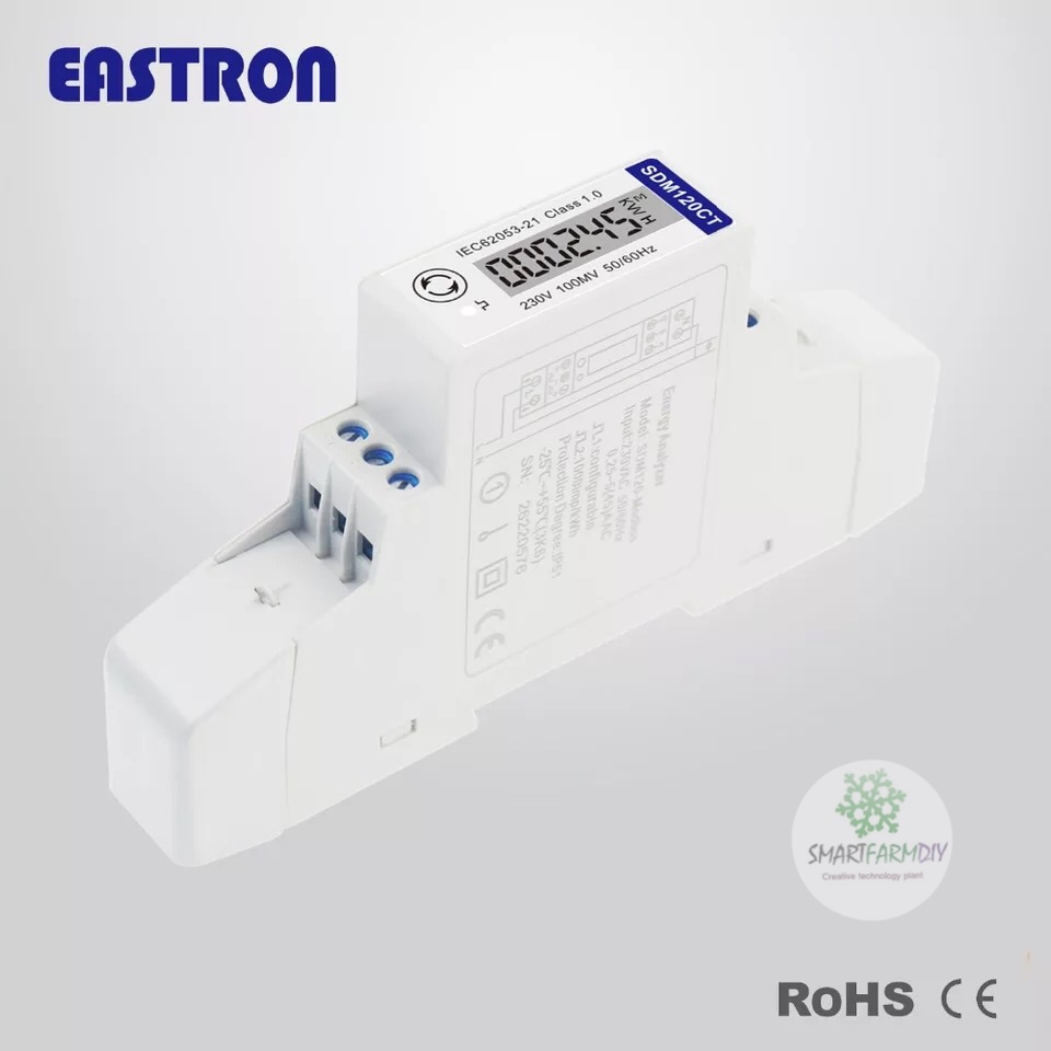 พาวเวอร์มิเตอร์ สำหรับวัดค่าพลังงาน SDM120CT