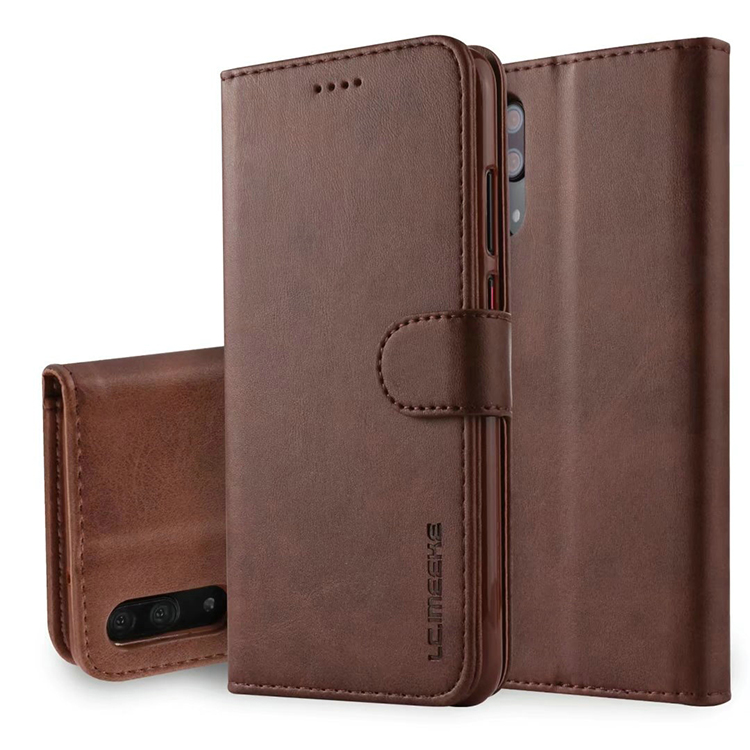 เคส Huawei P20 Pro LC.IMEEKE #เคสหนัง PU คุณภาพดีสไตล์กระเป๋าสตางค์พร้อมช่องใส่การ์ด