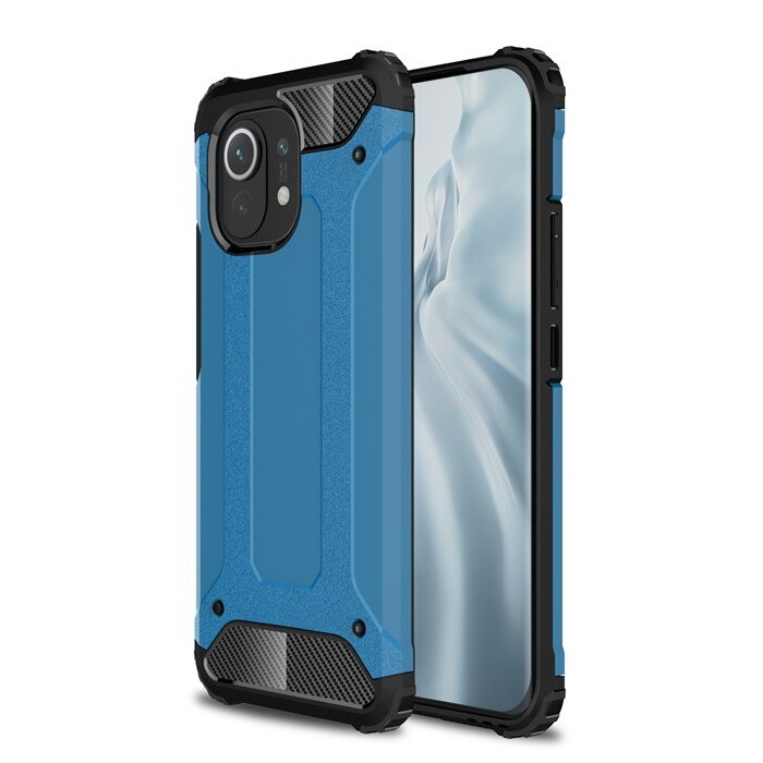เคส Xiaomi Mi 11 #เคสฝาหลังเกราะป้องกัน ไฮบริด พลาสติก+TPU Heavy Duty Rugged Hybrid