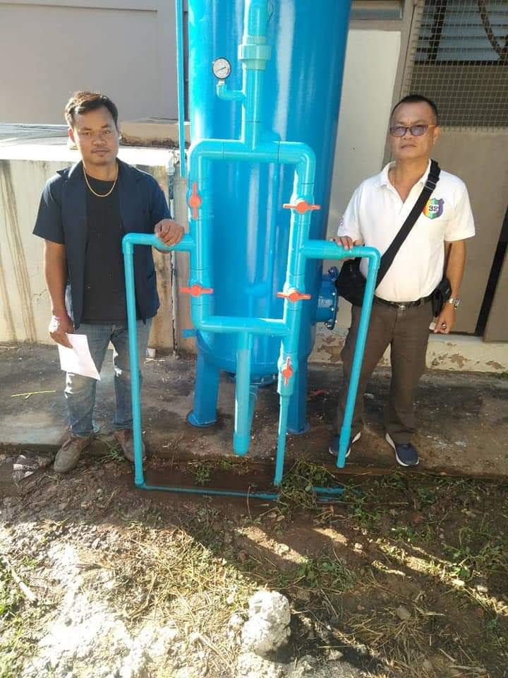 ถังกรองเหล็ก48นิ้วสำหรับกรองน้ำประปาหรือบาดาล