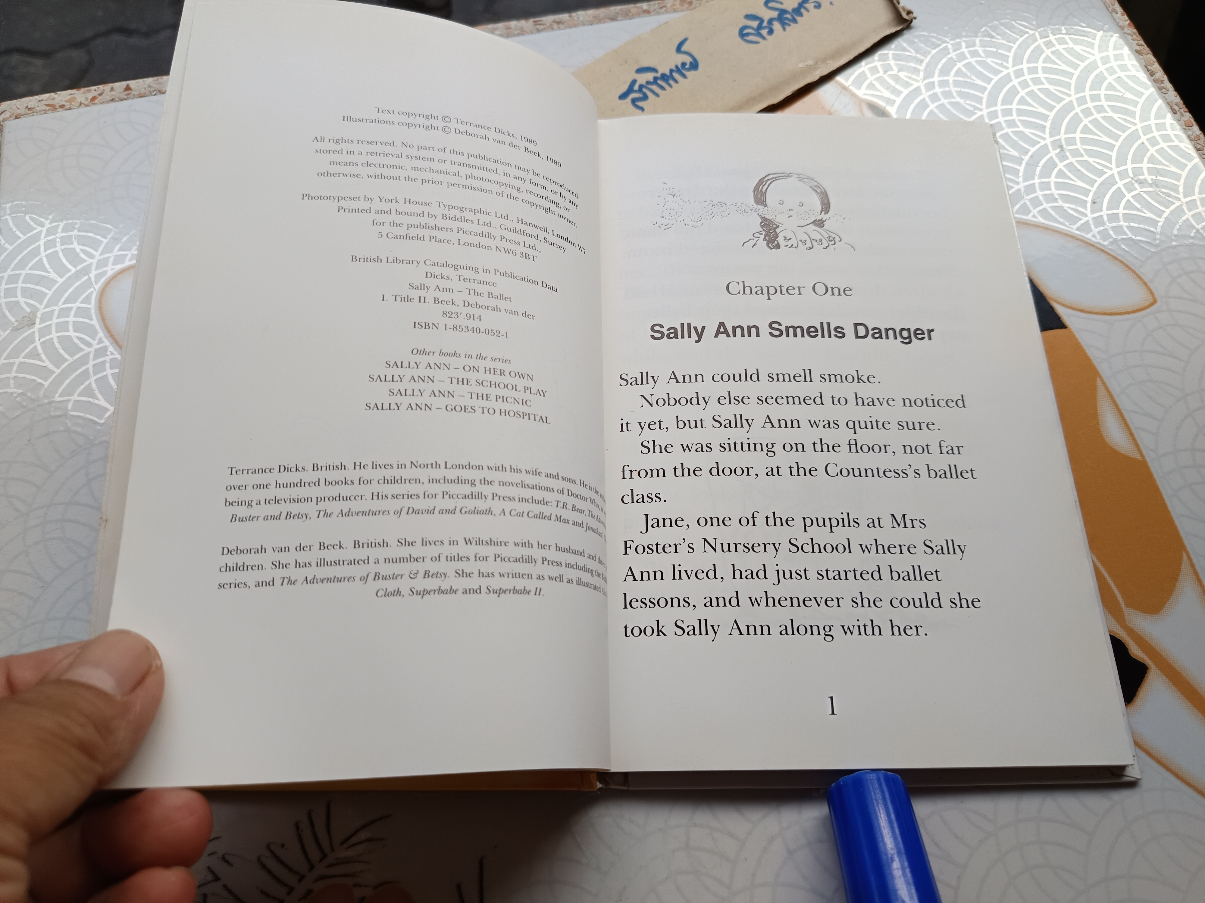 Sally Ann - At The Ballet by Terrance Dicks Illustrated by Deborah van der Beek