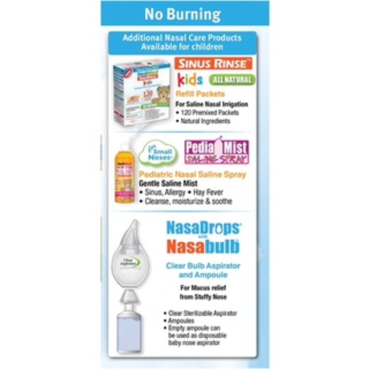 NeilMed Kids Ages 2+ Rinse Kit อุปกรณ์ล้างจมูก น้ำเกลือ