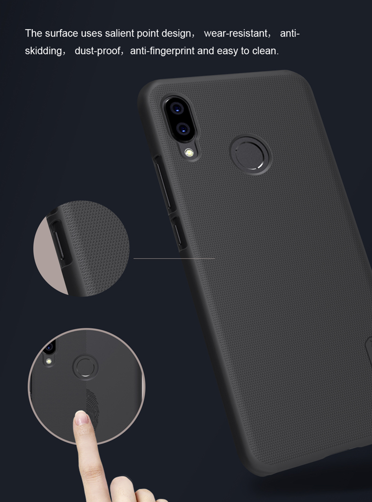 Case Huawei P20 Lite(Nova 3e) #เคสฝาหลัง NILLKIN แท้รุ่น Super Frosted Shield