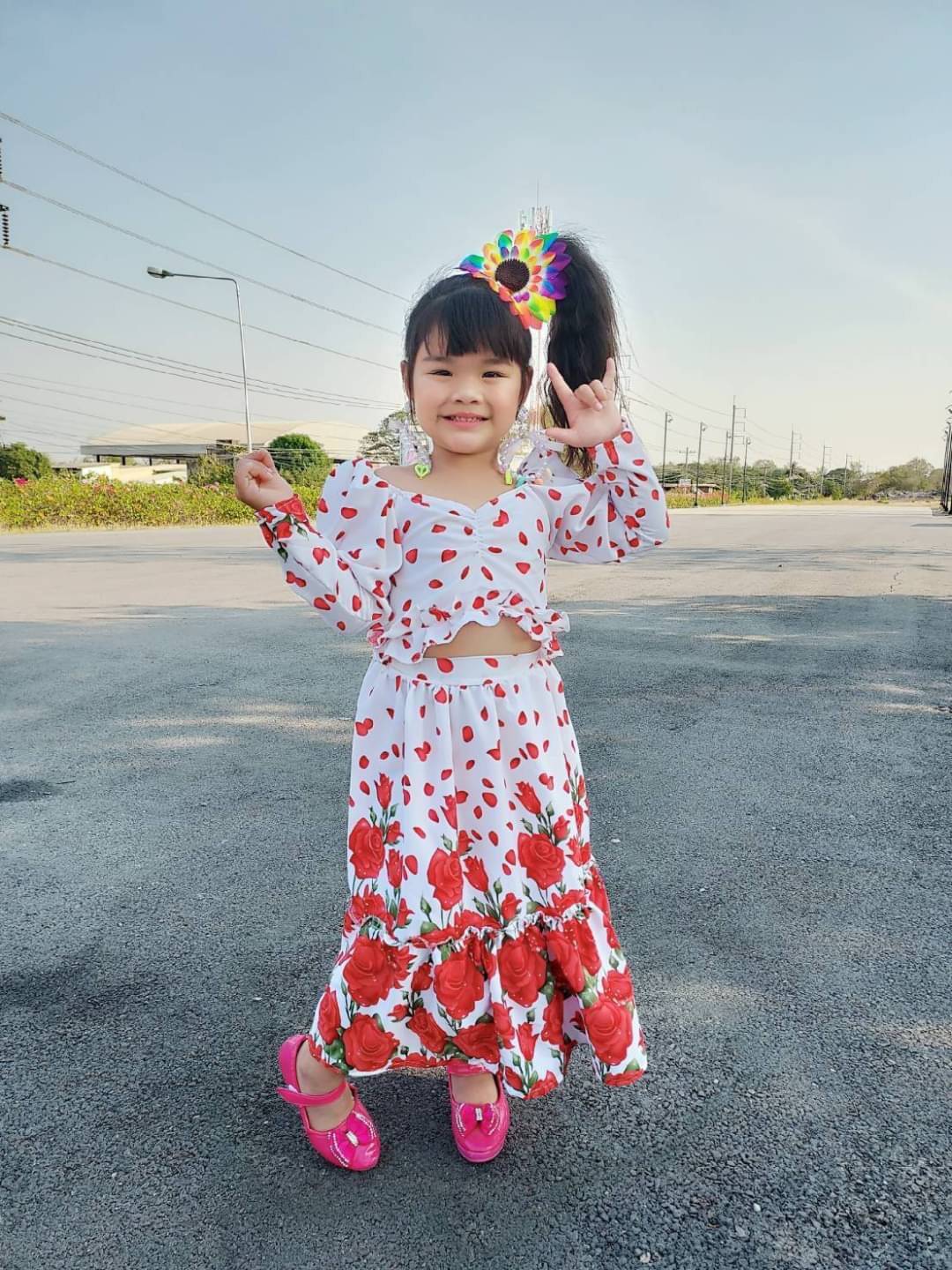 ชุดกระโปรงเด็กหญิง โทนหวาน