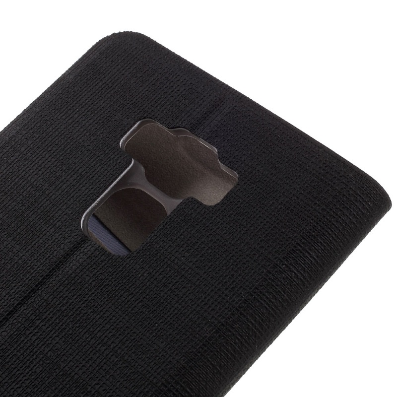 Case Asus Zenfone 3 Max ZC553KL #เคสหนังฝาพับ Cross Texture Leather Card Holder Case