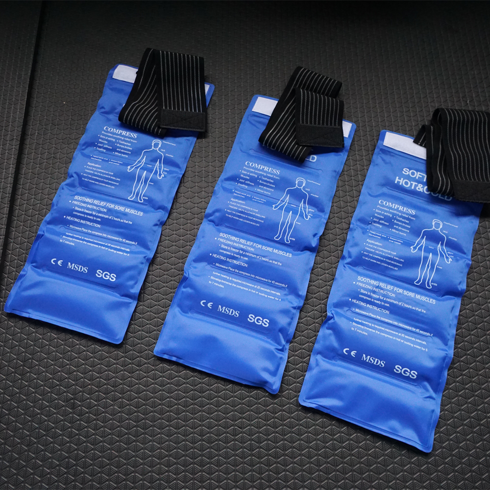 เจลประคบร้อนเย็น มีสายรัด ขนาด 17 X 45 cm (ZZ2)