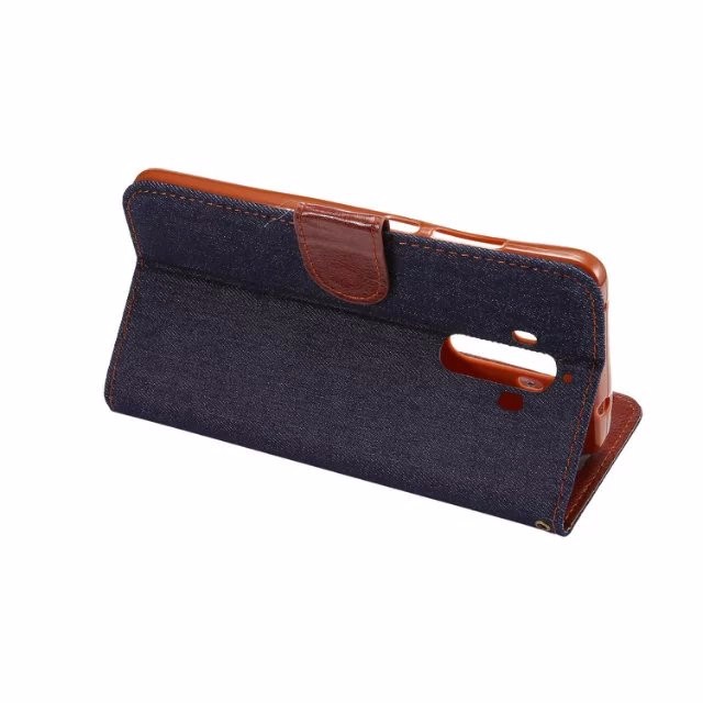 Case Huawei Mate 9 เคสฝาพับหุ้มด้วยผ้าเนื้อแบบกางเกงยีนส์อย่างดี