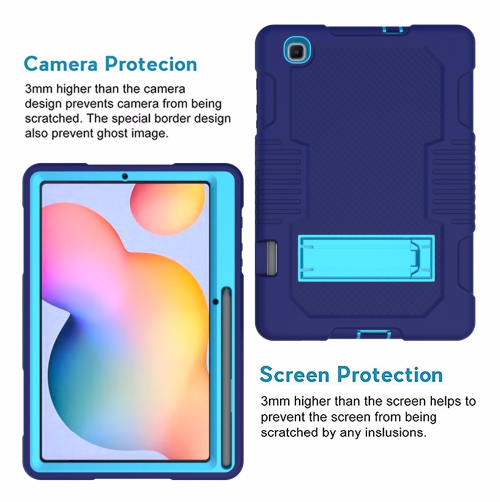 Case Samsung Galaxy Tab S6 Lite 10.4 SM-P610 SM-P615 SM-P617 #เคสฝาหลังกันกระแทก Full Protection Case 3 in 1 Bracket S-pen Slot
