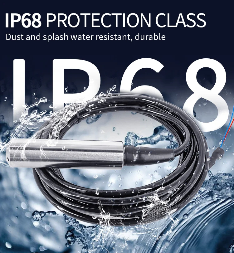 เซ็นเซอร์วัดระดับน้ำ4-20mA เคเบิ้ล 3 เมตร