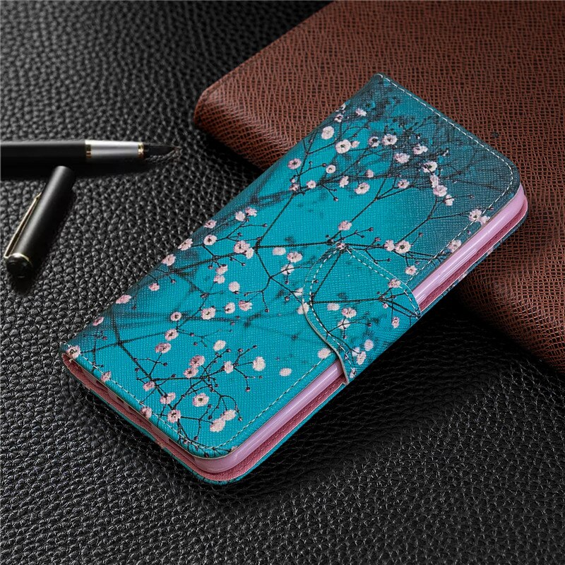 เคส Huawei Y9 Prime 2019 #เคสฝาพับกระเป๋าสตางค์หนัง PU พิมพ์ลายสวยๆ Pattern Printing Leather Wallet