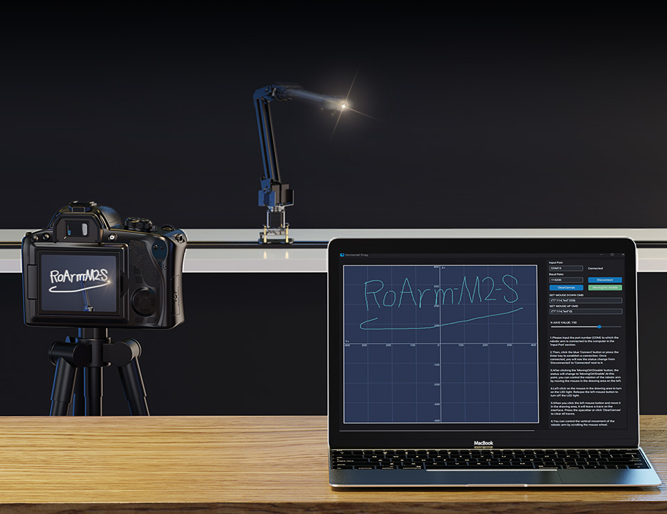 RoArm-M2-S แขนหุ่นยนต์