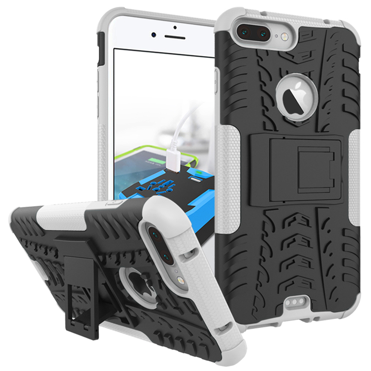 iphone 7 plus / 8 plus #เคสฝาหลังมีขาตั้ง Cool Tyre PC + TPU Case Dual Guard with Kickstand