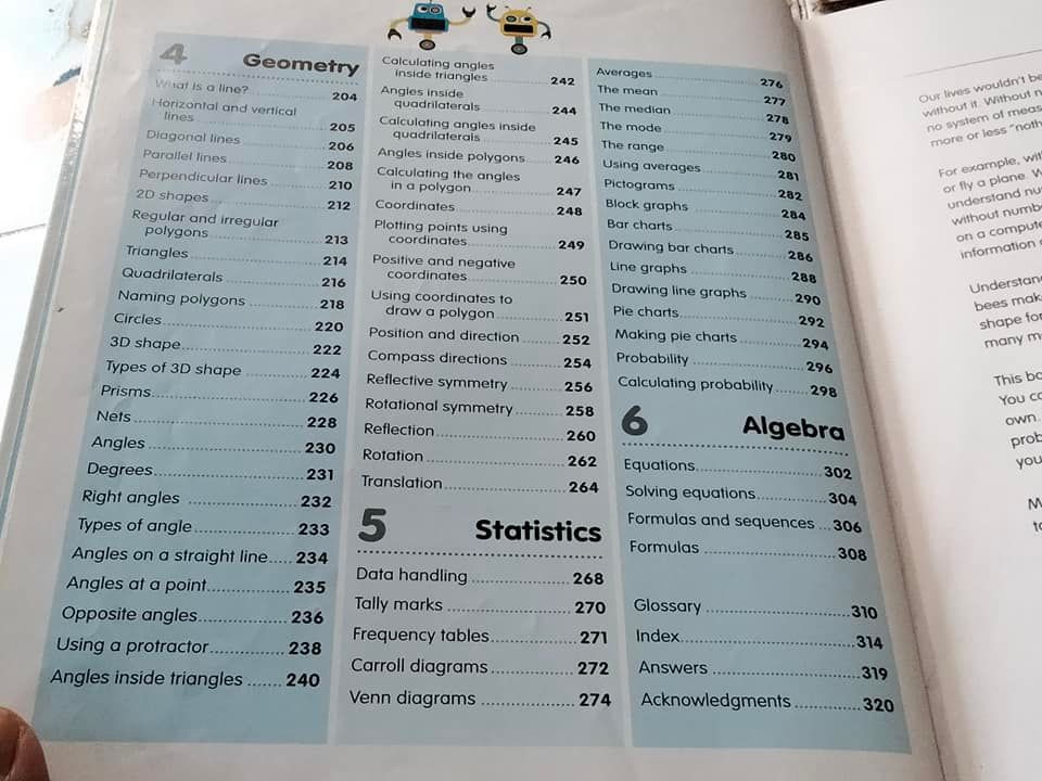 How to be good at maths - The simplest - ever visual guide , ages 7-11 CAROL VORDERMAN **สินค้าหมด**