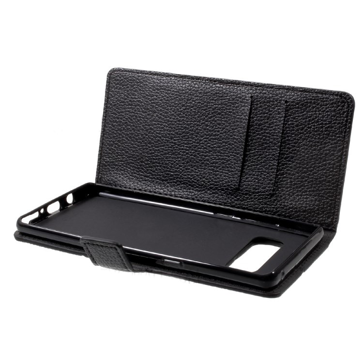 Case Samsung Galaxy Note 8 #เคสฝาพับหนัง PU ผิวลิ้นจี่ Litchi Texture Wallet