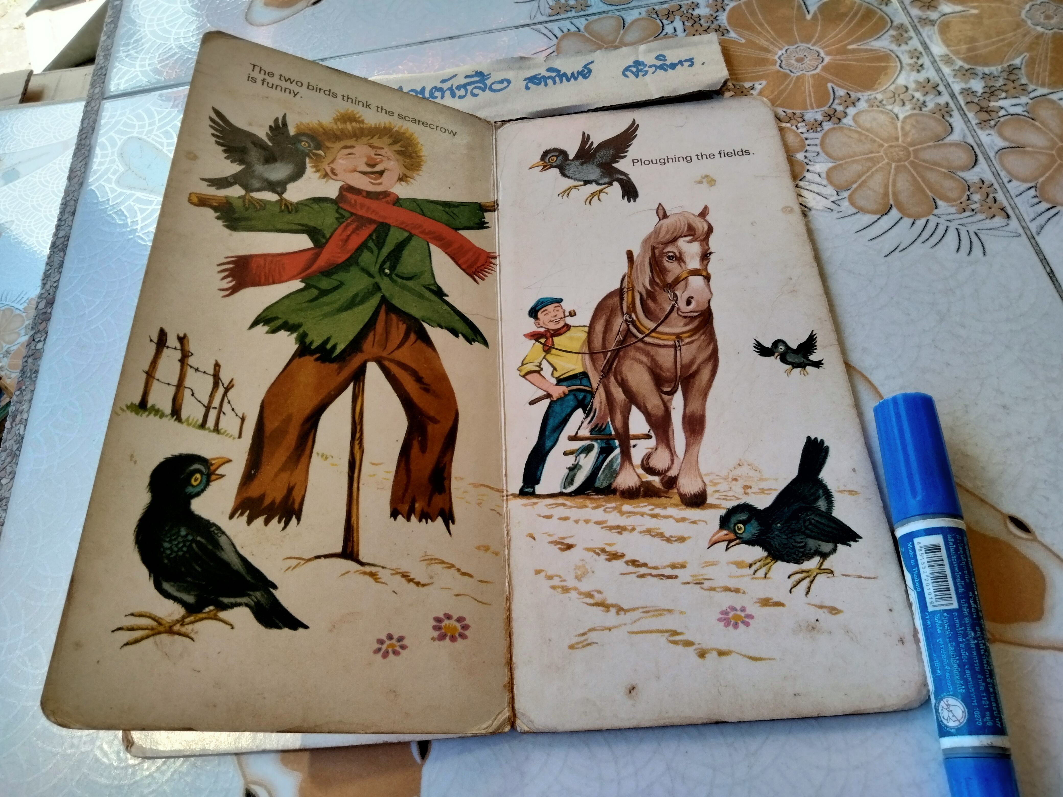 Animal Playtime , Boardbook , Vintage Murrays Childrens Books, printed in Holland.
