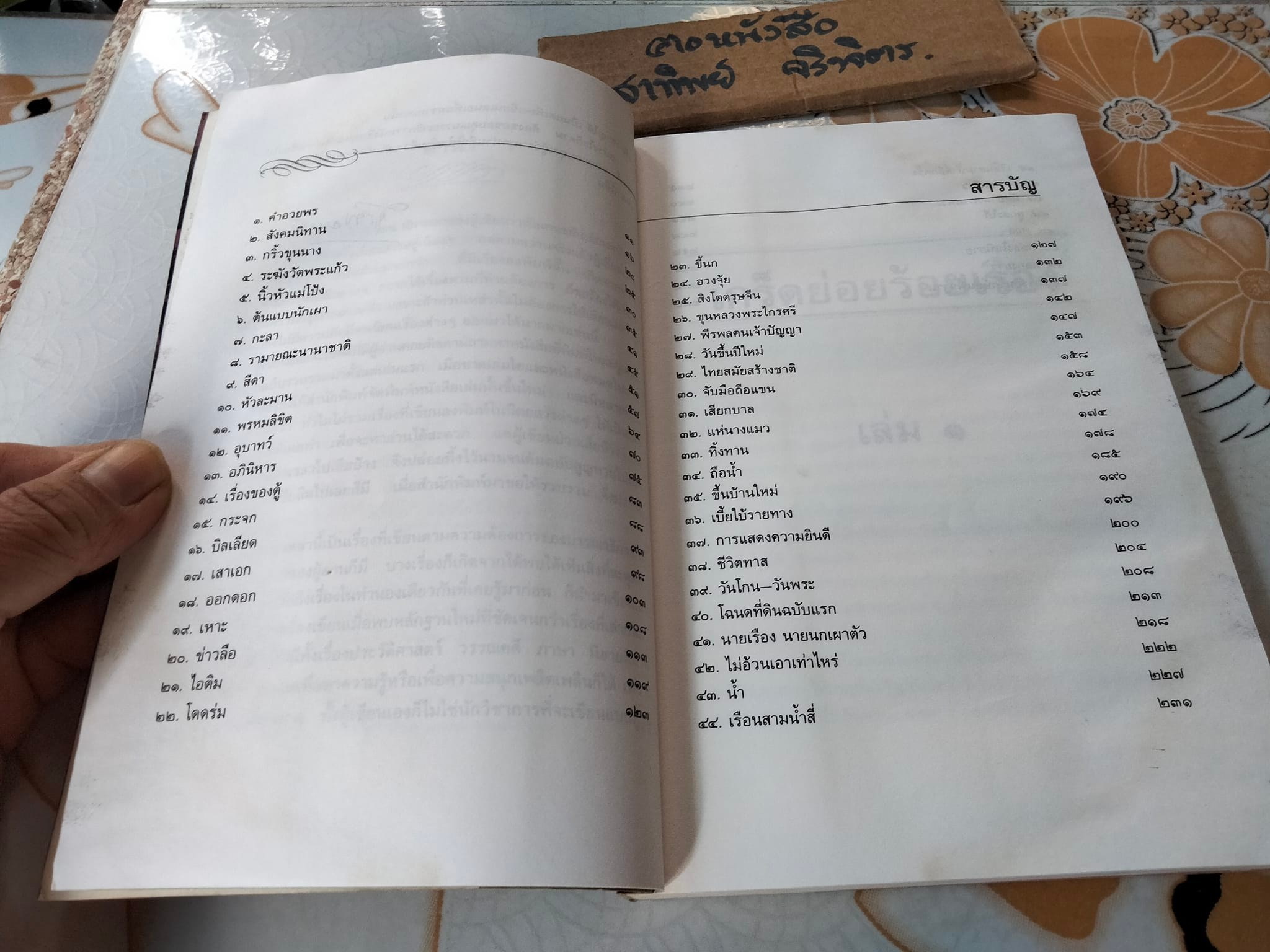 เกร็ดย่อยร้อยเรื่อง เล่ม 1 โดย ส.พลายน้อย (หนังสือเคยโดนน้ำ) - สำนักพิมพ์ดอกหญ้า พิมพ์ครั้งแรก 2537